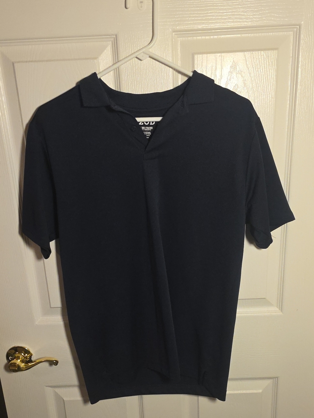 Navy Short-Sleeve Polo Shirt